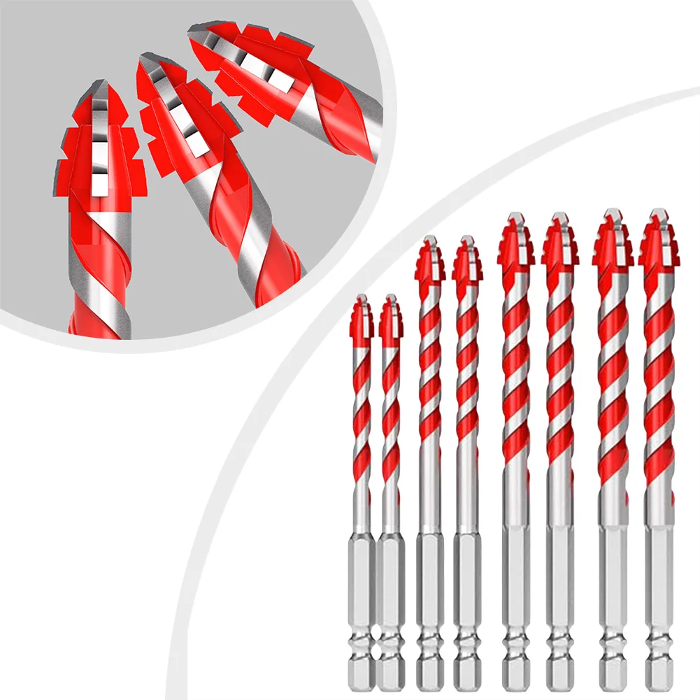 Progetti fai-da-te Punta da trapano in metallo duro da 12 mm Punta da trapano eccentrica Prestazioni migliorate Opzioni di umidità per progetti domestici