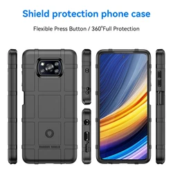 For Xiaomi Mi Poco X3 NFC x3pro Shockproof Shield Case Anti Knock Matte Back Cover for mi poco x3 pro Armor Heavy Phone Cases
