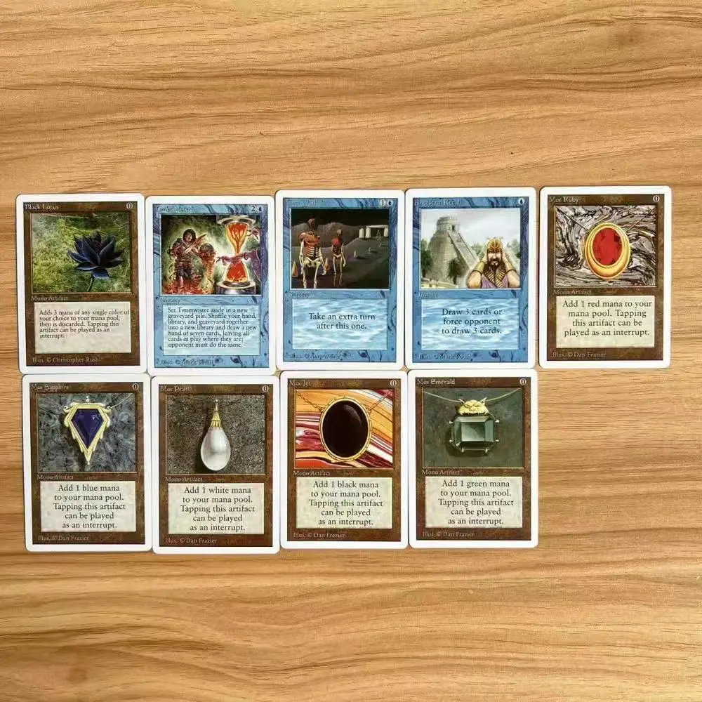 54 Pcs Black Core  Cards P9 Dual Land Fetch Land Shock Lands Magic The Gathering Cards