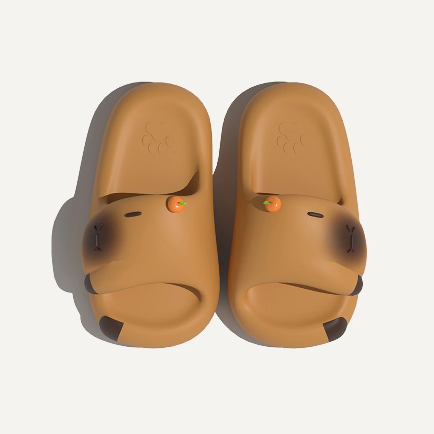 

2026 Funny Ins Adorable Capybara Slippers Couples Summer Odor-resistant Indoor Slides Men's Anti-slip Cutie Slippers Home Beach