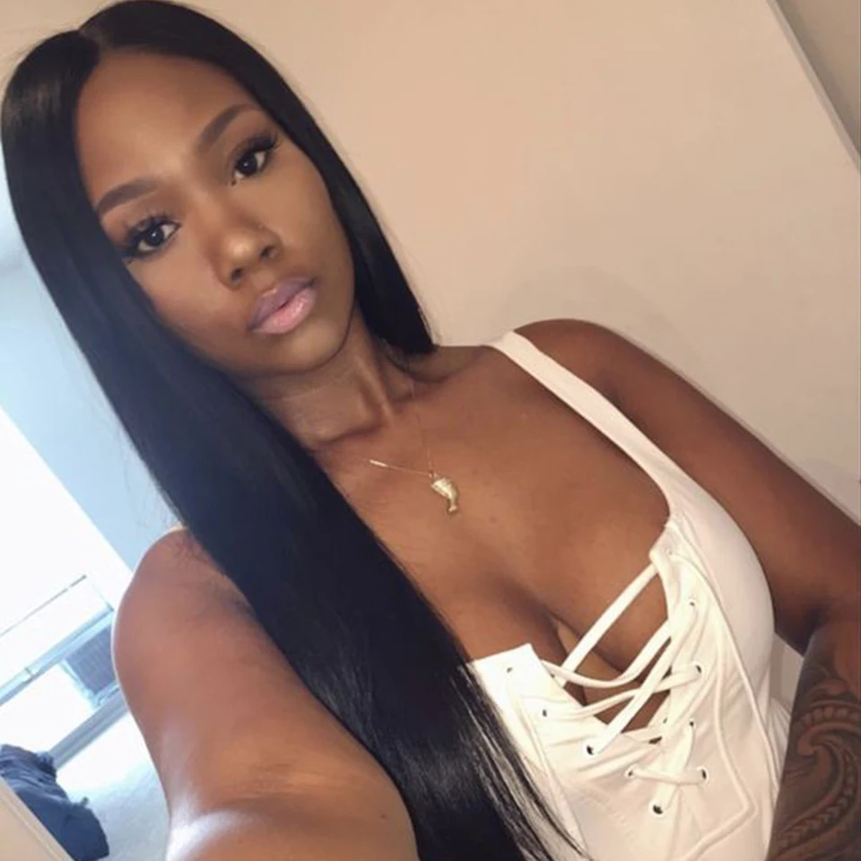 Missanna 36 38 40 Inch Human Hair Bundles Silky Straight Hair Brazilian Hair Bundles 100% Unprocessed Sew-in Hair Extensions