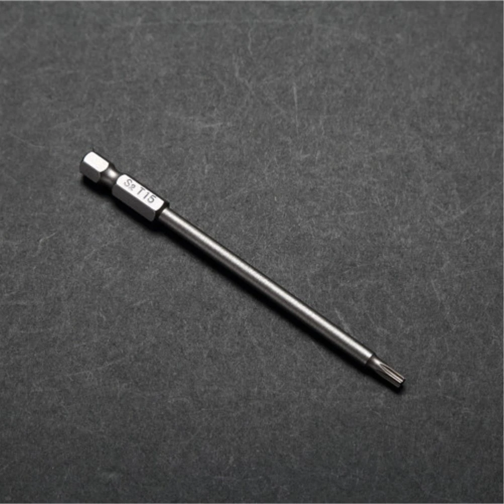 

8Pcs Bit Set Hex Drive S2 Steel Magnetic 4 Inch -T40 Security Screwdriver Bits for Manual Electric Drill Use