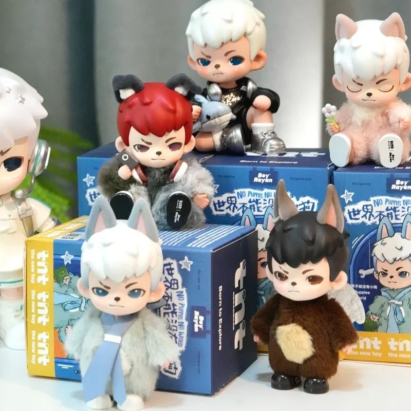 

Genuine Tntspace Rayan The World Can'T Live Without Puppies Series Blind Box Figures Collection Mystery Box Bag Charm Birthday