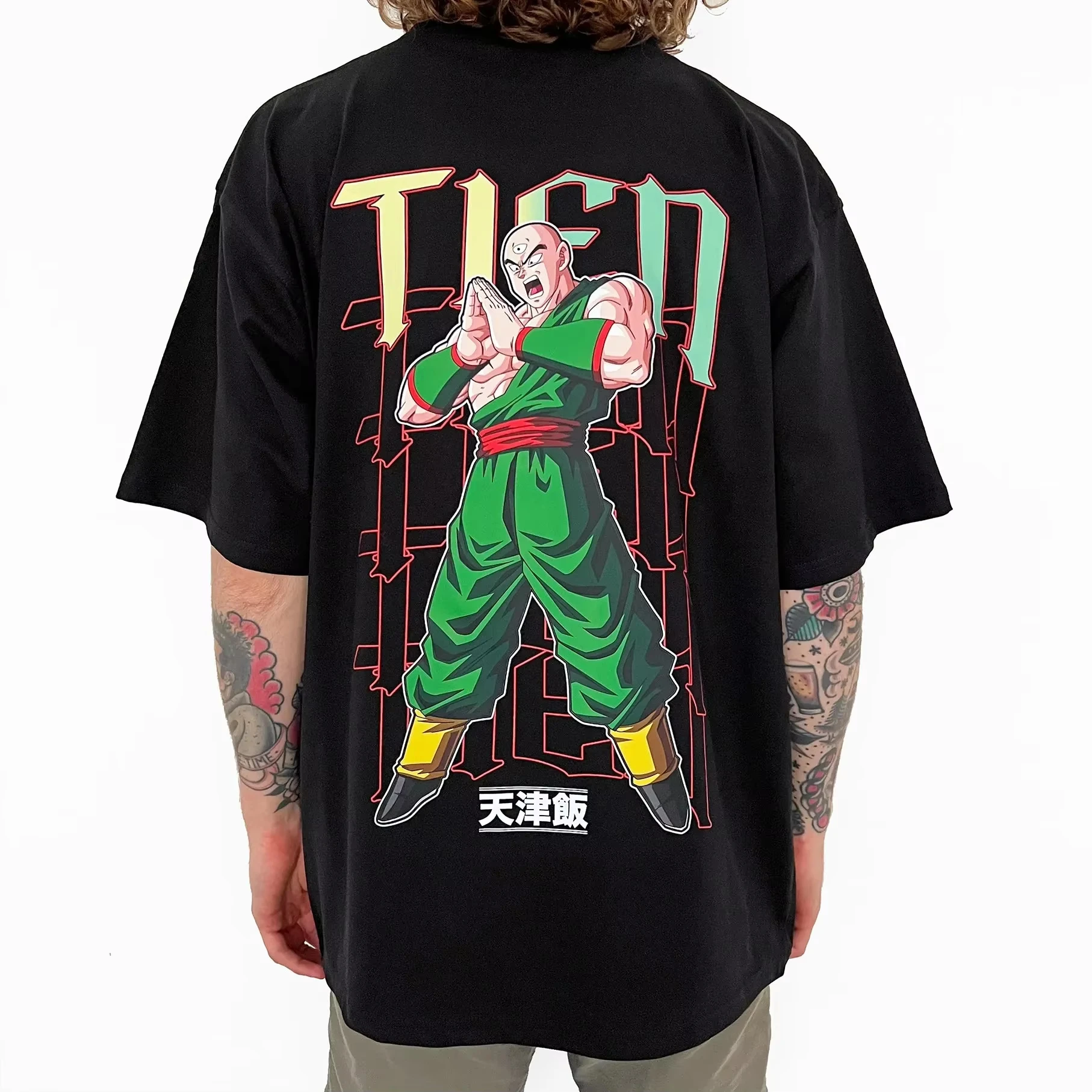 

Bandai Genuine High Quality 2025 Men's Summer Fashion Dragon Ball Japan Anime Printed Short Sleeve T-Shirt Comfortable T-Shirt