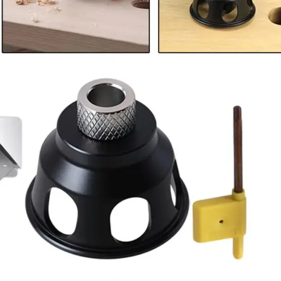 /Vertical /Hole /Puncher Aluminum Alloy With 19mm 20mm Bushings For Precise Woodworking Drilling Guide Locator Tool