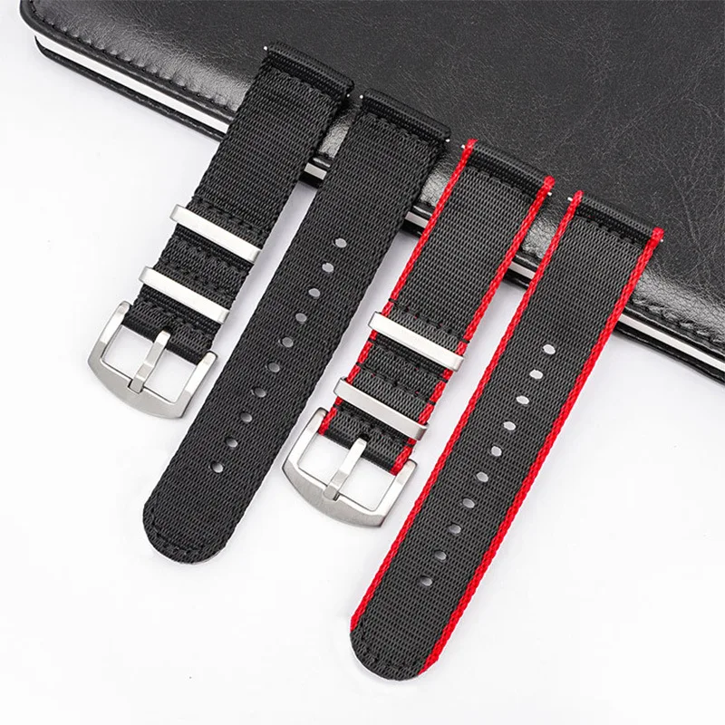 Nylon Strap Watch Band for Huawei Watch3 Pro GT2 Wristband for Samsung Galaxy Watch 4 Quick Release 18mm 20mm 22mm 24mm Strap