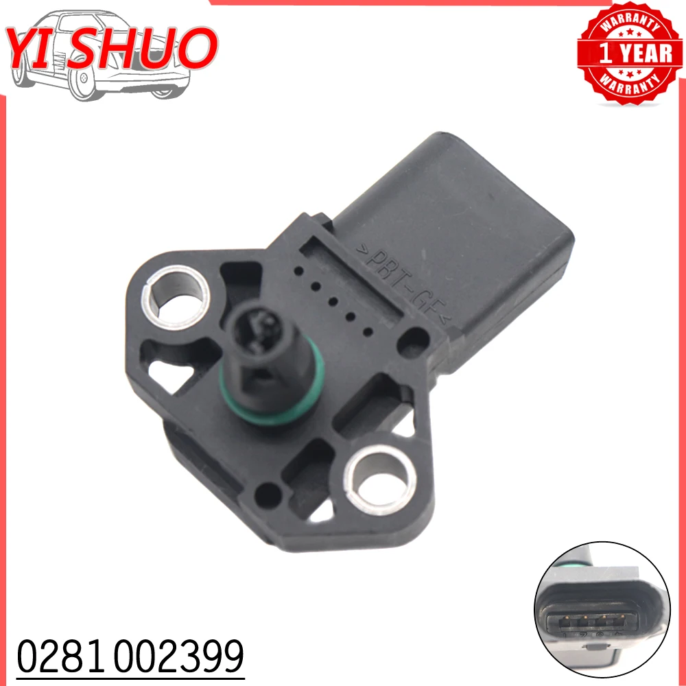 XUAN 0261230267   2,5 Bar Manifold Absolute Turbo Boost Pressure Map Sensor für SEAT Alhambra Altea Cordoba Ibiza Leon Toledo