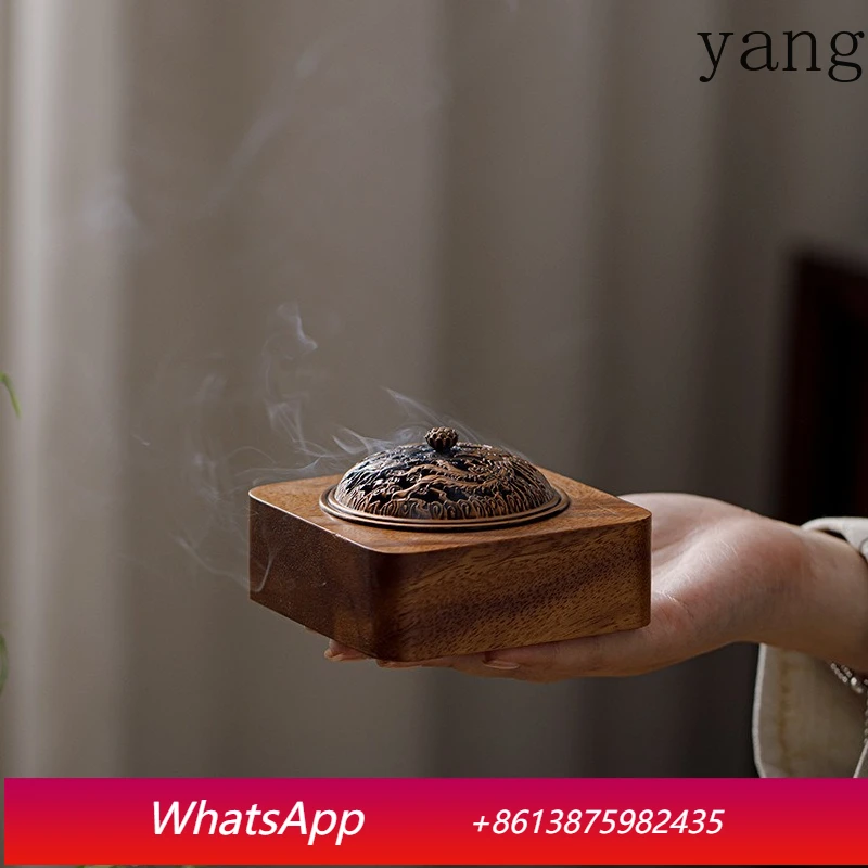 

Курильница LTT Zen для чайной церемонии, домашний декор, китайская, для агарового дерева, полая, с крышкой, с нижней вставкой для благовоний