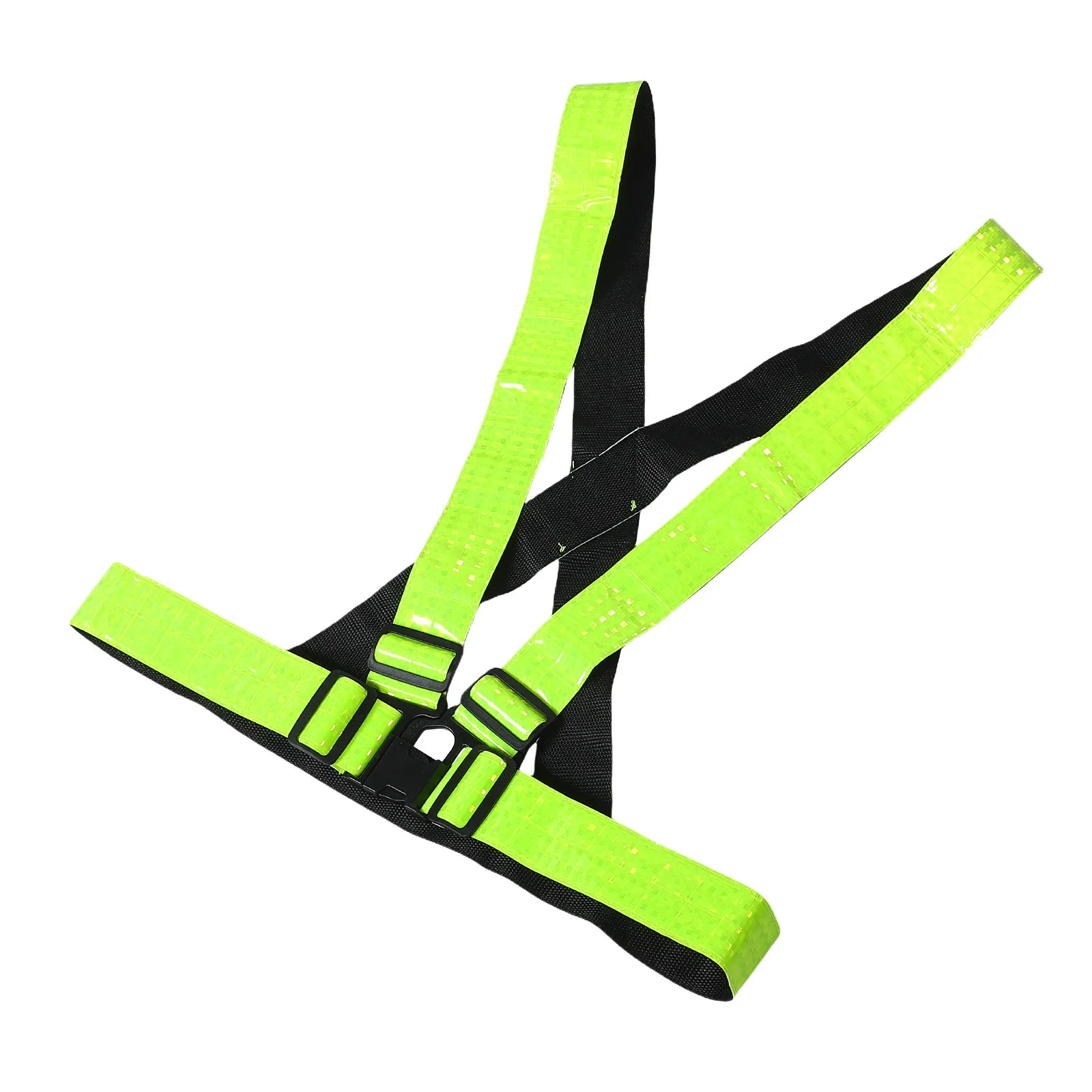 

Светоотражающий защитный жилет для ночного бега, высокой видимости, регулируемый, легкий, для езды на велосипеде, пеших прогулок, бега, занятий спортом на открытом воздухе