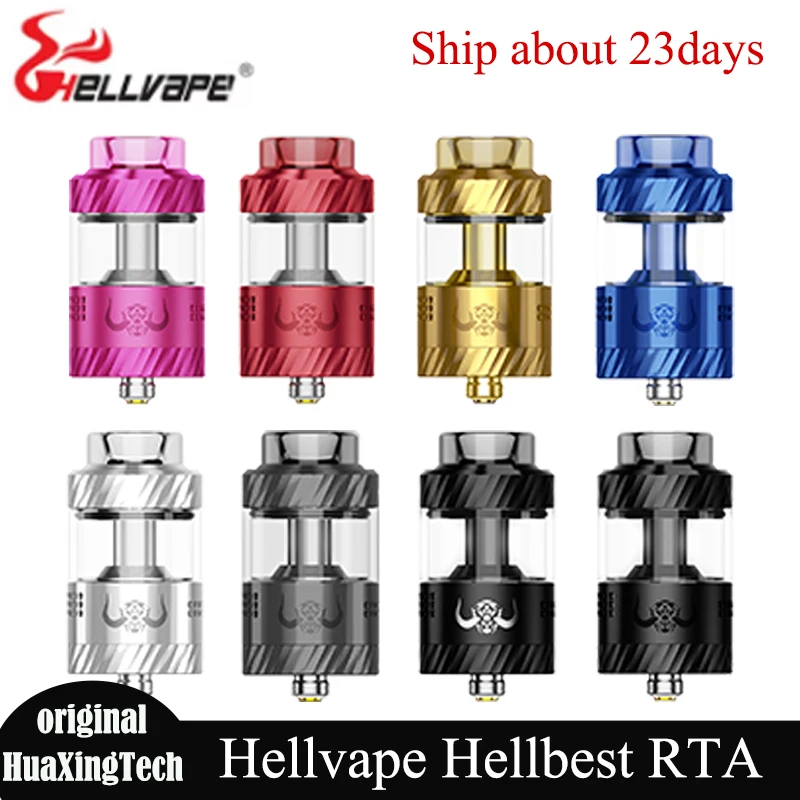 

Новейший распылитель Hellvape Hellbeast RTA с верхним наполнением, 4,5 мл, двойная катушка 810, капельный наконечник, широкий мод, совместимость с Vape, электронная сигарета