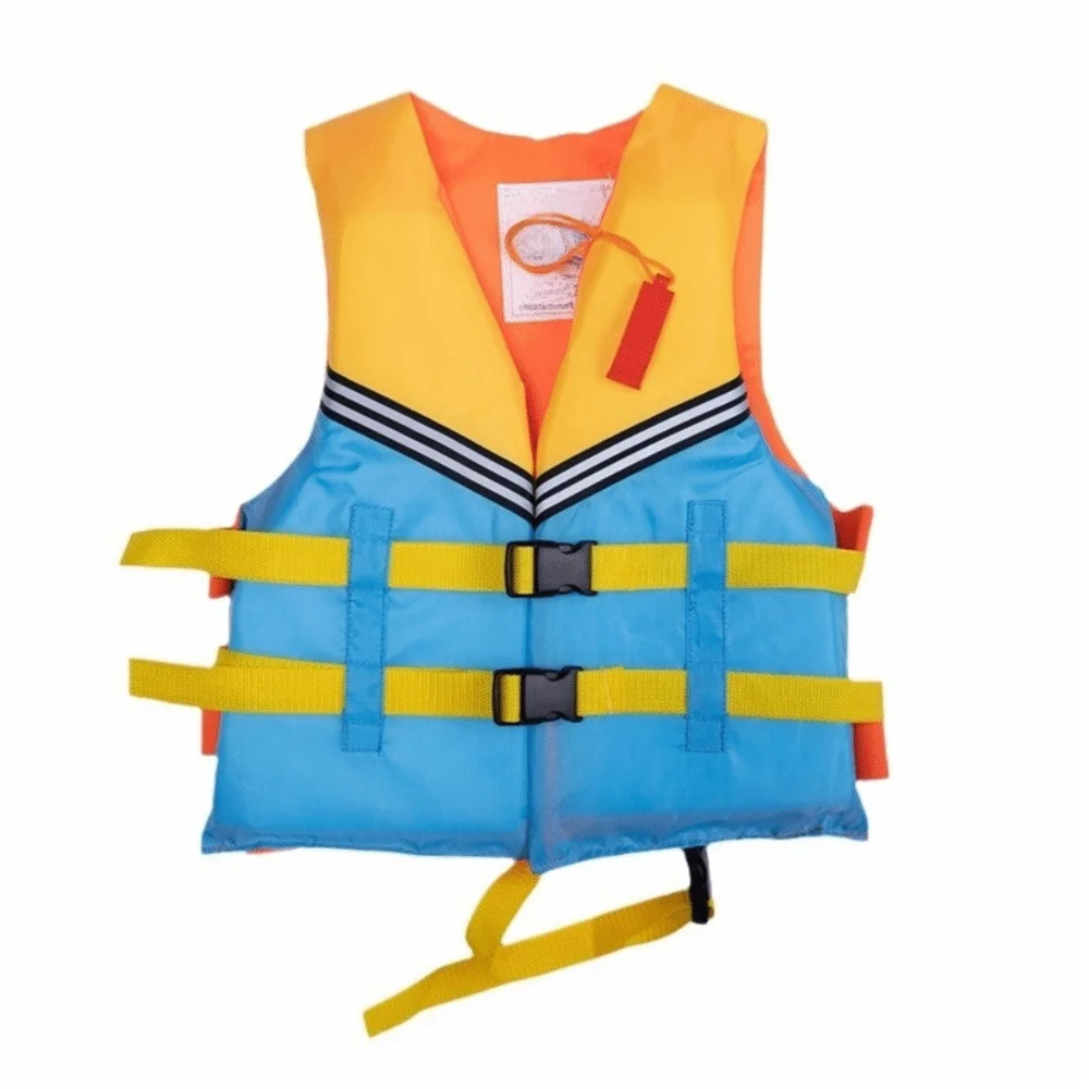 

Universal Large Buoyancy Life Vest Jacket with Whistle Adjustable Straps Marine Safety Vest Portable Buoyancy Vest Fishing