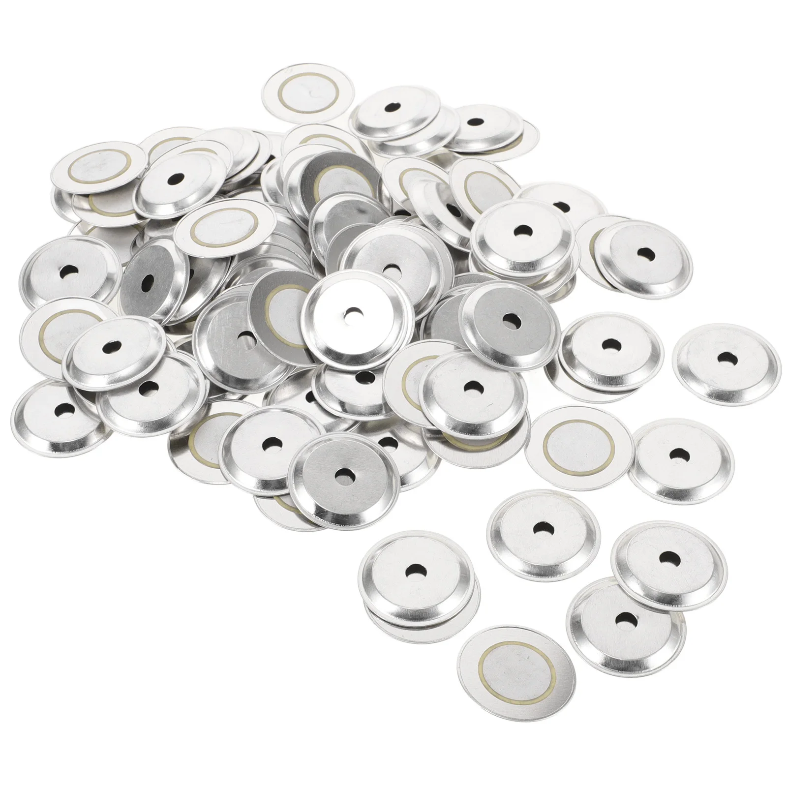 

100Pcs Smoke Buzzer Metal Parts Replacement Repair Supply High Sensitivity Loud Alarm for Home Office Use