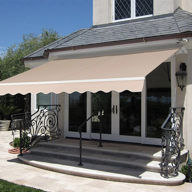 Manual Retractable Outdoor Patio Aluminum Awning
