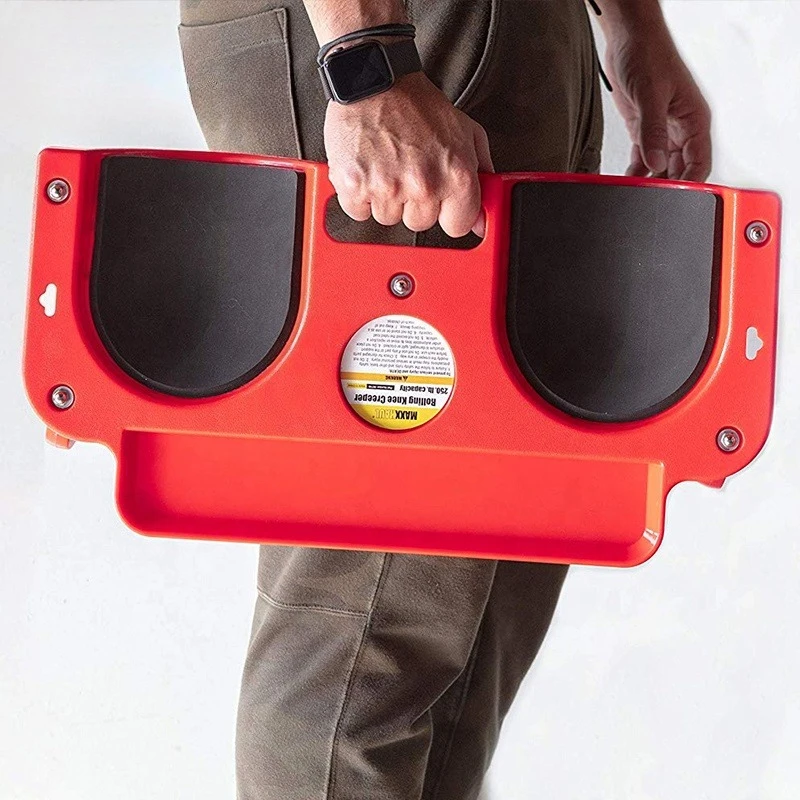 

Industrial grade knee pads rolling creeper board roller foam wheel rolling tiled knee pads packaging