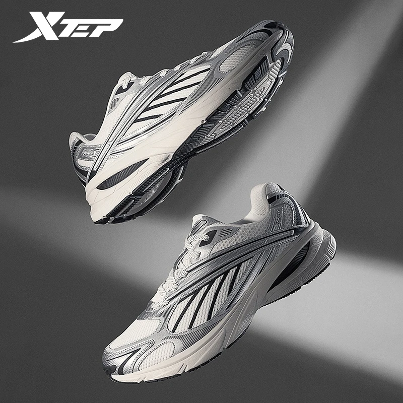 Xtep Little Basque Athletic Shoes For Men And Women 2024 Summer Fashion Sports Shoes Wear-Resistant Retro Sneakers 876318320004