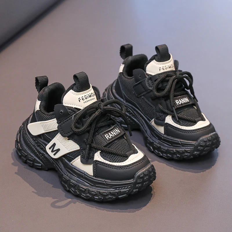 

Fashion Breathable Kids Boys Non-slip Soft Soles Shoes Girls Sneakers with Light Running Shoes Summer Child Fashion Sport Shoes