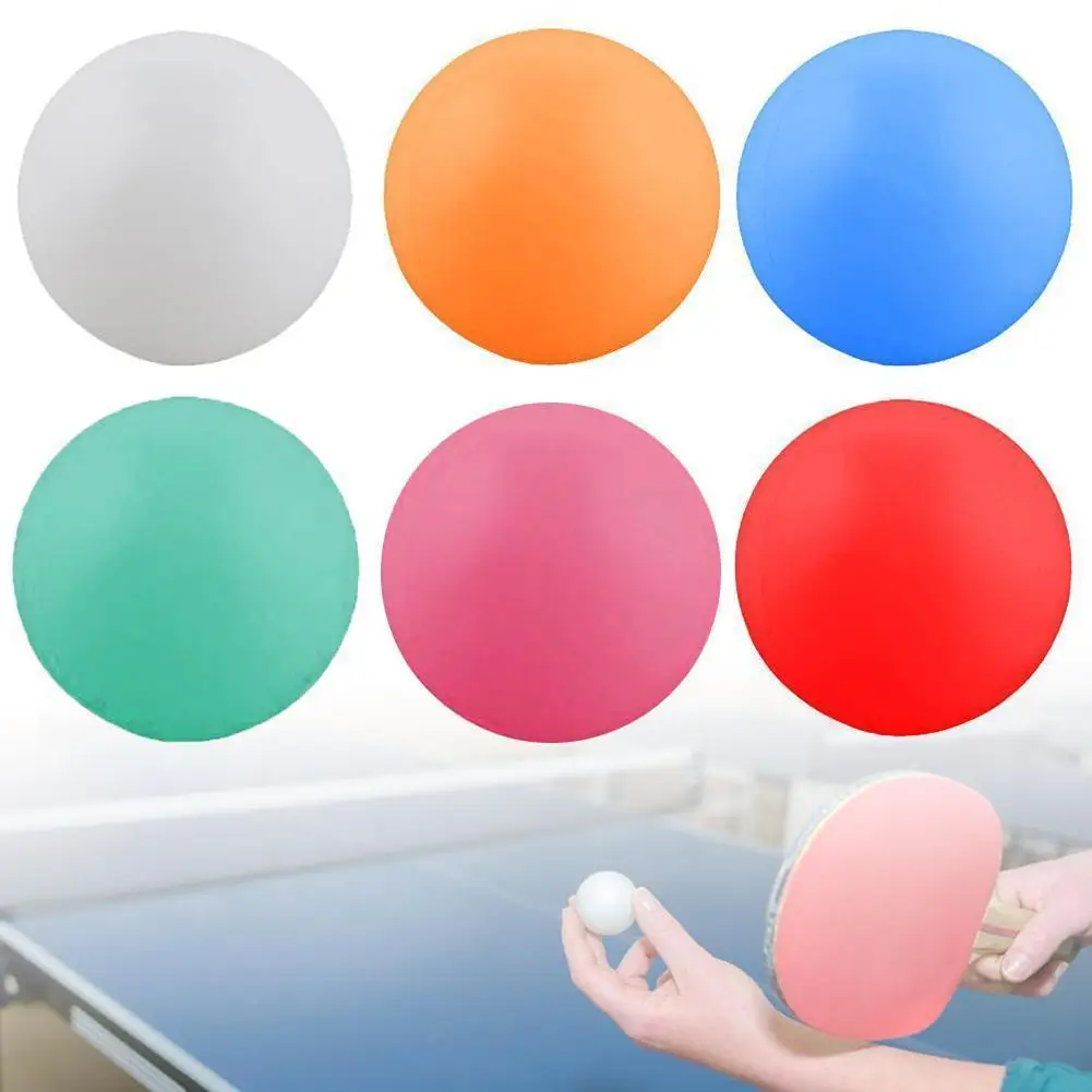 10PCS New Material Table Tennis Color Wordless Lottery Table Tennis Seamless High Hardness Ball  Outdoor Sports