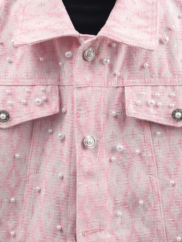 Fashion High-End Denim Jackets Men 2025 Autumn New Loose Comfort Trend Jacket Male Handsome Long Sleeve Lapel Simple Denim Coats