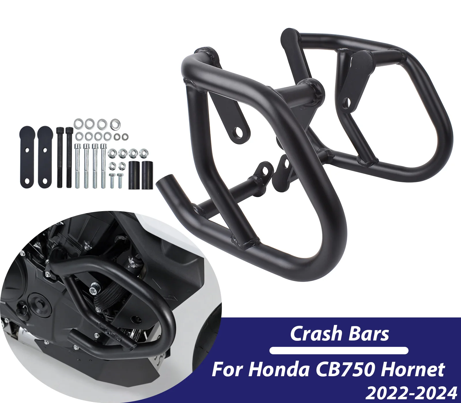 

CB750 Crash Bars Engine Guard Frame Bumper For Honda CB750 Hornet 2022 2023 Motorcycle Highway Fall Protection Motor Accessories