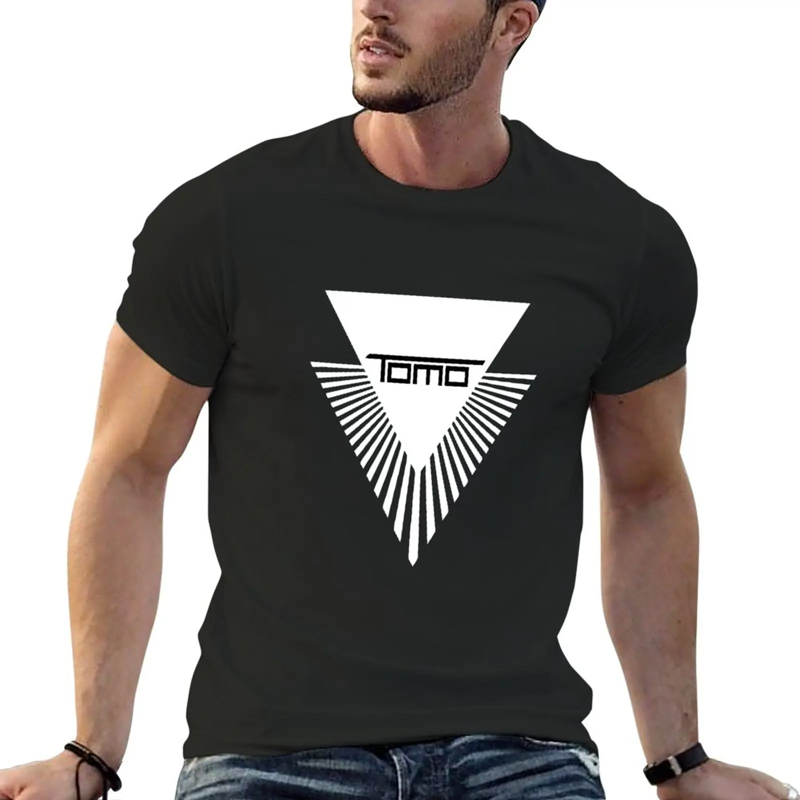 Tomo White T-Shirt graphics t shirt customized t shirts Short sleeve mens tall t shirts