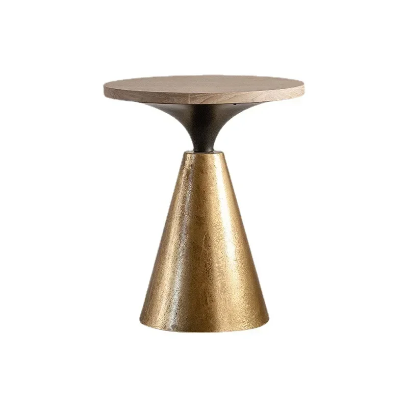 الرجعية الحديد الفن طاولة القهوة بسيطة لغرفة المعيشة مركز الجدول الفاخرة أريكة طاولات جانبية الإبداعية أثاث طاولة مستديرة صغيرة #6