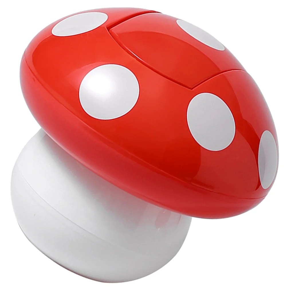 

Mushroom Trash Can Garbage Mini Small Living Bucket Tiny Waste Container Office