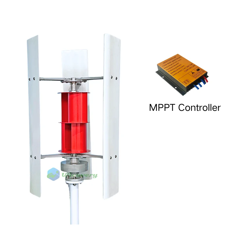 10KW 20KW Verticale As Windmolen 12v 24v 48v Windturbine Permanente Maglev Generator Gratis Energie met Controller en Inverter