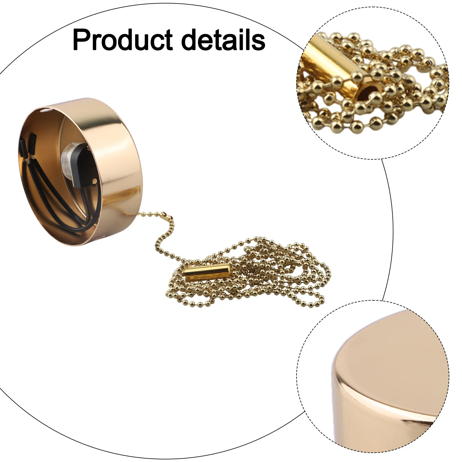 

Эргономичный шнур, выключатель света, безопасность в влажной среде, хромированная отделка, современный роскошный стиль, универсальное использование