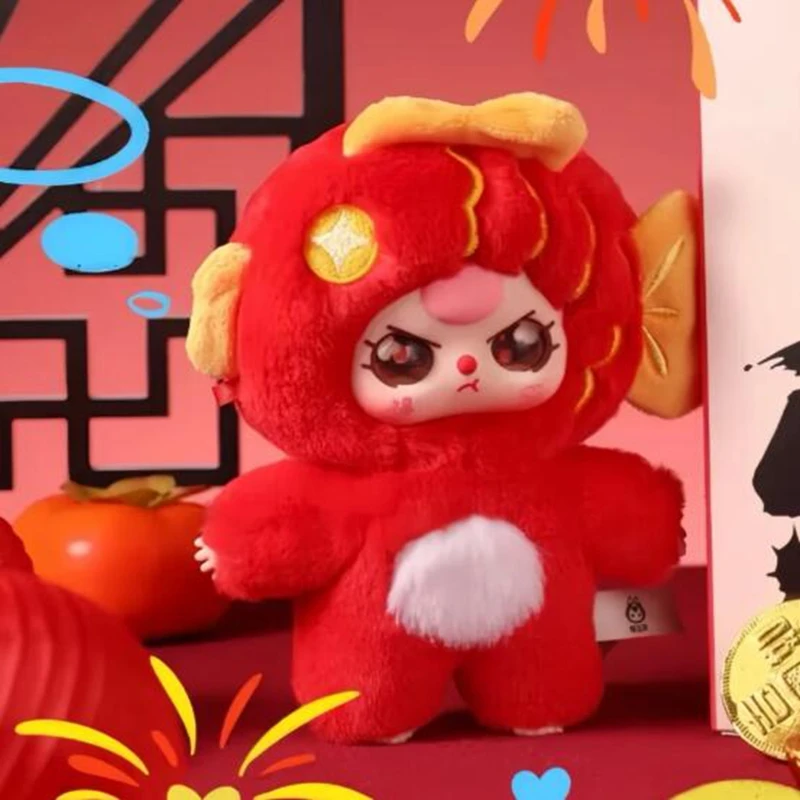 

Genuine Baby Three Blind Box Year Old Year'S Eve Series Mystery Box Vinyl Doll Toy Cute Cartoon Baby Three Ornament Doll Kidgift