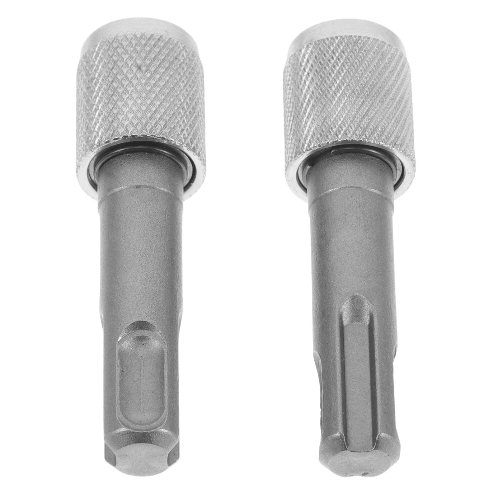 2 pçs adaptador de martelo elétrico hex bit extensão broca soquete 6 35mm conversor telescópico material fácil uso