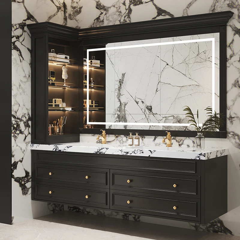 black designer bathroom cabinet creative cheap aesthetic modern Minimalist Minimalist salon archivadores ornaments home decor