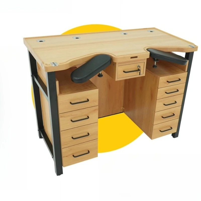 

Специализированный верстак для ремонта, прецизионный рабочий стол для ремонтных работ, буковый стол для часовщика