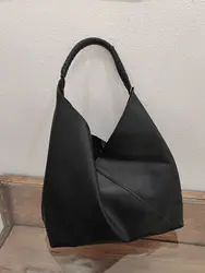 ALA Rising|L2429 Retro Style Geneiue Leather Bucket Bag Premium Quality Soft Office Lady Leather Shoulder Bag