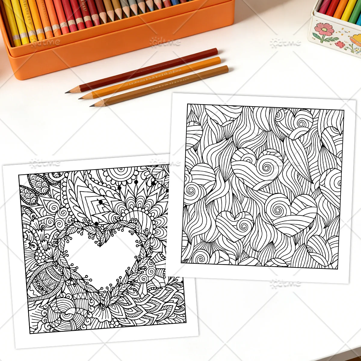 STRESS-ABWEHRENDE Malbücher für Erwachsene und Jugendliche mit niedlichen, gemütlichen täglichen Aktivitäten zur Entspannung (Cozy Spaces Coloring) – Detail 6