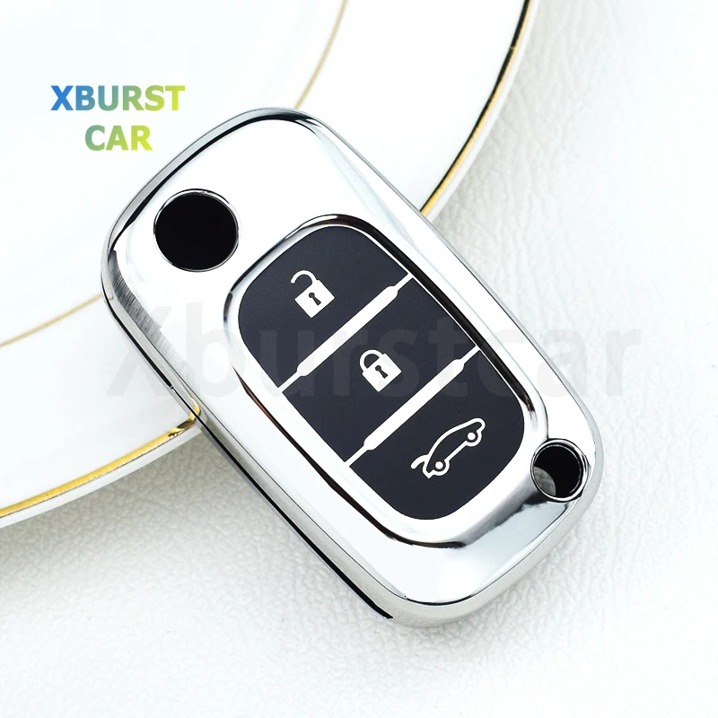 For Benz Smart Fortwo Renault Fluence Clio Megane Kangoo Lacia LADA Largus Kalina Granta Vesta X-Ray TPU Car Key Shell Case