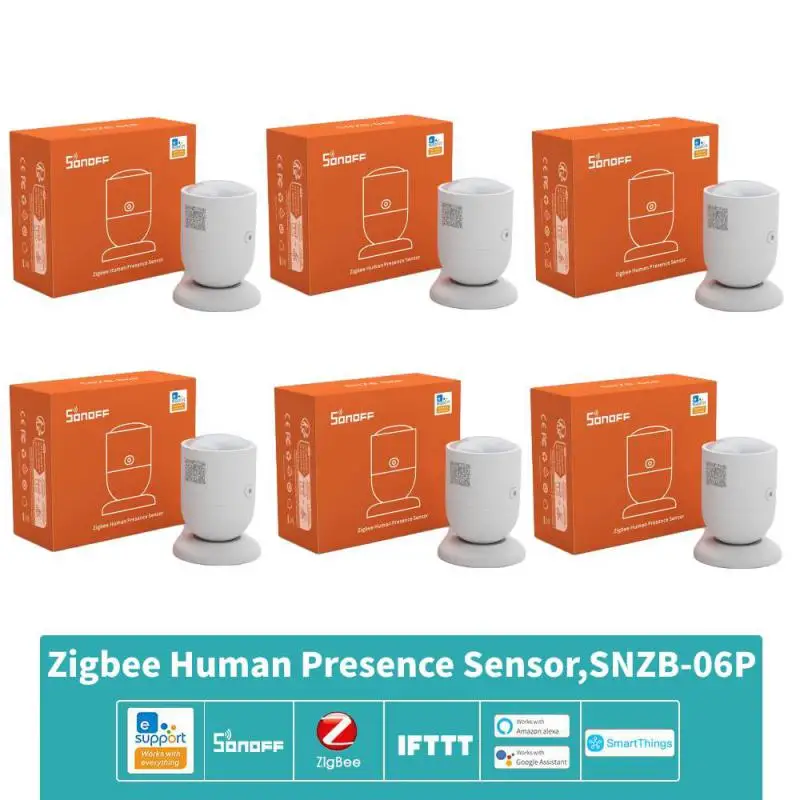 مستشعر ضغط الإنسان SONOFF-Zigbee ، كشف الرادار ، مستشعر الحركة ، كاشف ضوء مدمج ، دعم أليكسا ، مساعد منزلي
