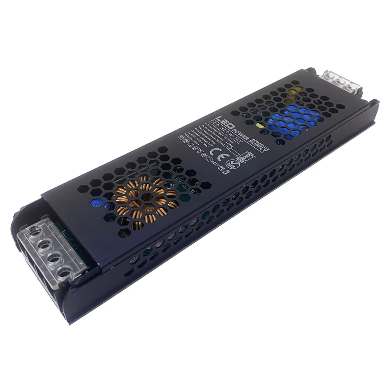 Zasilacz AC do transformator DC 12V 60W 100W 200W 300W 400W konwerter Super cienkie dla modułów LED Strip