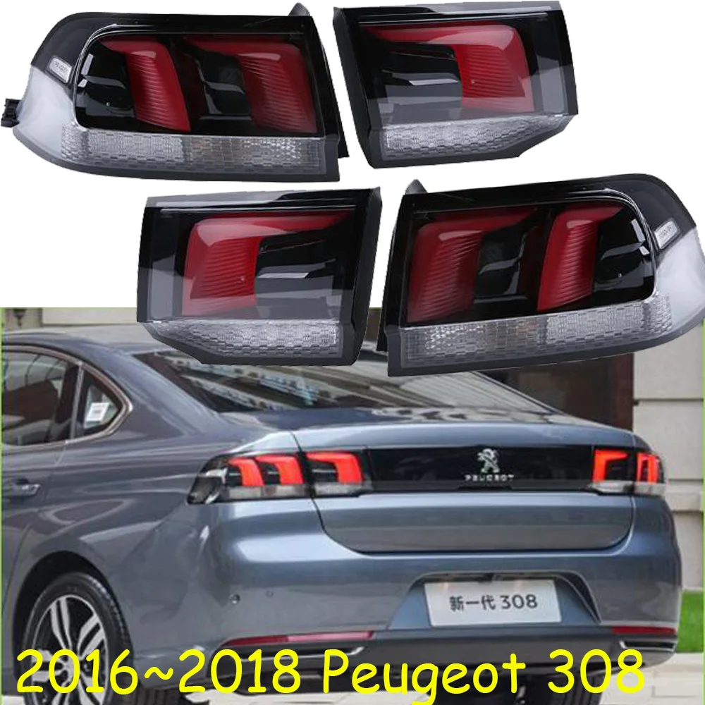 Video,car style for Peugeot 308 taillight,2016~2018,1pcs,308 tail light,206 207 3008 408 4008 508 Raid RCZ,308 rear light