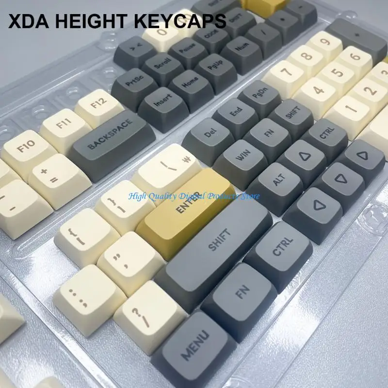 u2je-カスタマイズ可能な韓国語キーキャップ-xda-キーキャップ-61-64-68-75-98-104-108-メカニカルキーボード用簡単インストールキーキャップ