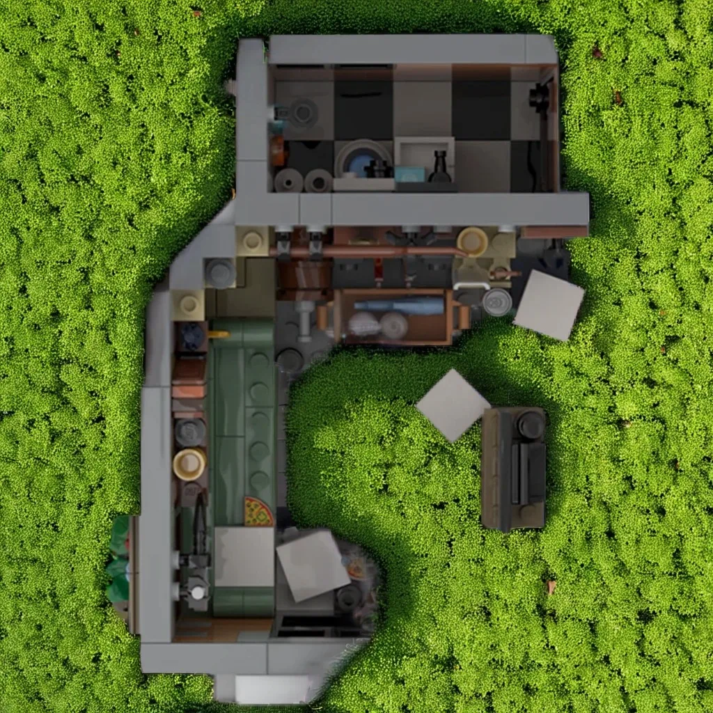 

818 шт. MOC Bro Thores's Penthouse Super Heroes Universe DIY модель строительные блоки игрушки на день рождения подарок