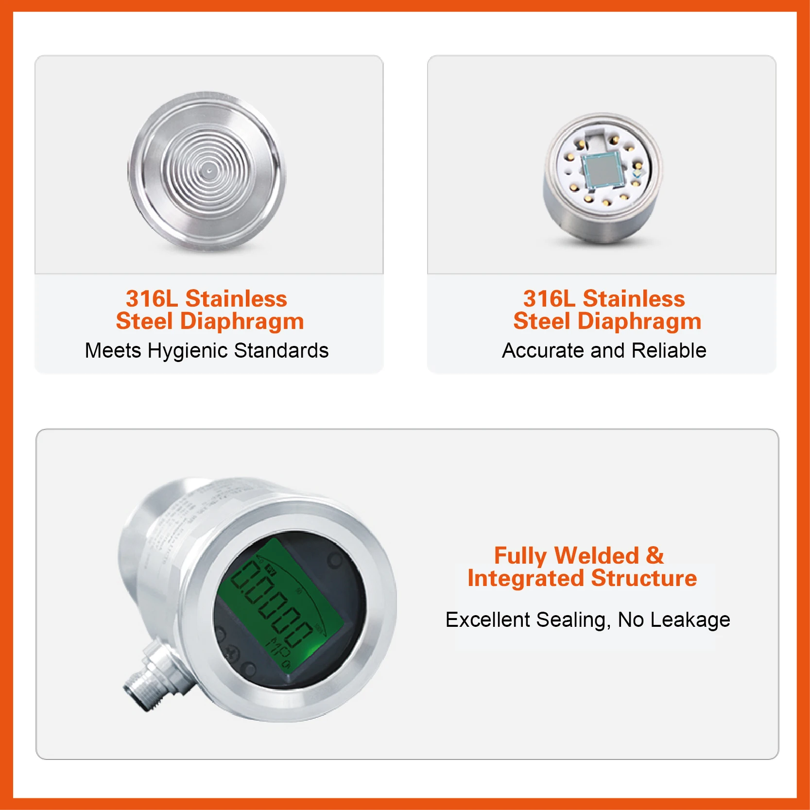 

Взрывозащищенный датчик Датчик давления из нержавеющей стали Взрывозащищенный датчик давления,