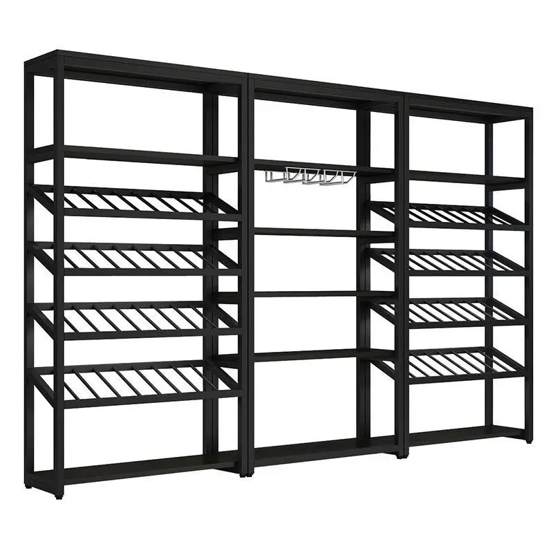 Простой, многослойный, от пола до потолка, бар, винный шкаф, хранилище.