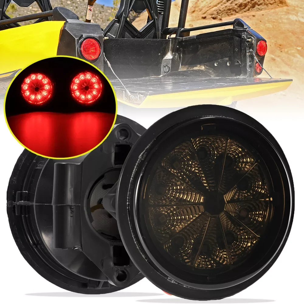 

LED Tail Light Assembly Rear Brake Stop Lights 710001645 for Can-Am Outlander Commander Maverick Renegade Red / Black Shell