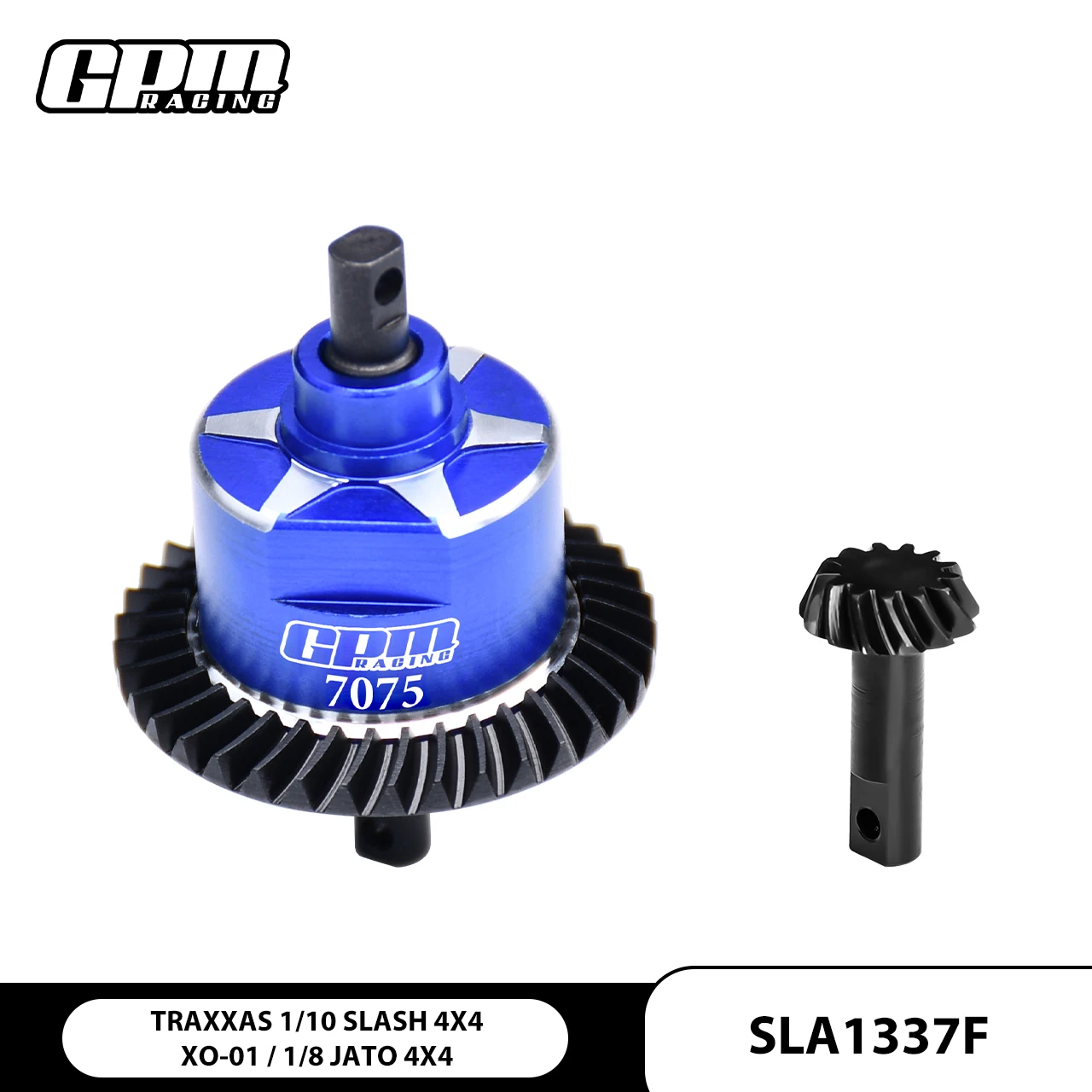 GPM Slash 4X4 XO-01 Jato 4S TRAXXAS 4140 УГРОННАЯ СТАЛЬ + ПЕРЕДНЯЯ СПЛАВА 7075, ПОЛНЫЙ ДИФФЕРЕНЦИАЛЬНЫЙ
