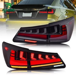 Pair Of Car Tail Light Assembly For LEXUS IS250 IS300 IS350 ISF 2006-2012 LED Brake Signal light Car led Tail light Tuning Parts