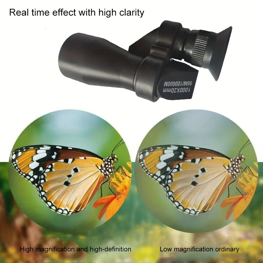 Metal telescopes, portable mini pockets, tall lists, high power telescopes, outdoor hunting, camping, mountaineering