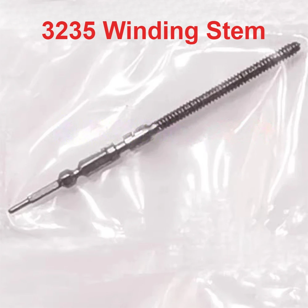 1PCS 3235 Winding Stem Watch Handle Bar Repair Parts for 3235 Movement Metal Watches Stems