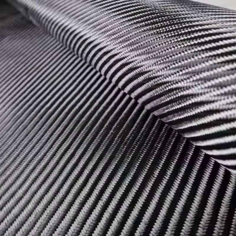 

A+ 3K 280gsm Real Carbon Fiber Cloth 4x4 Twill Weave 100cm Length for Car Modification - Large Setting Carbon Fabric Piece