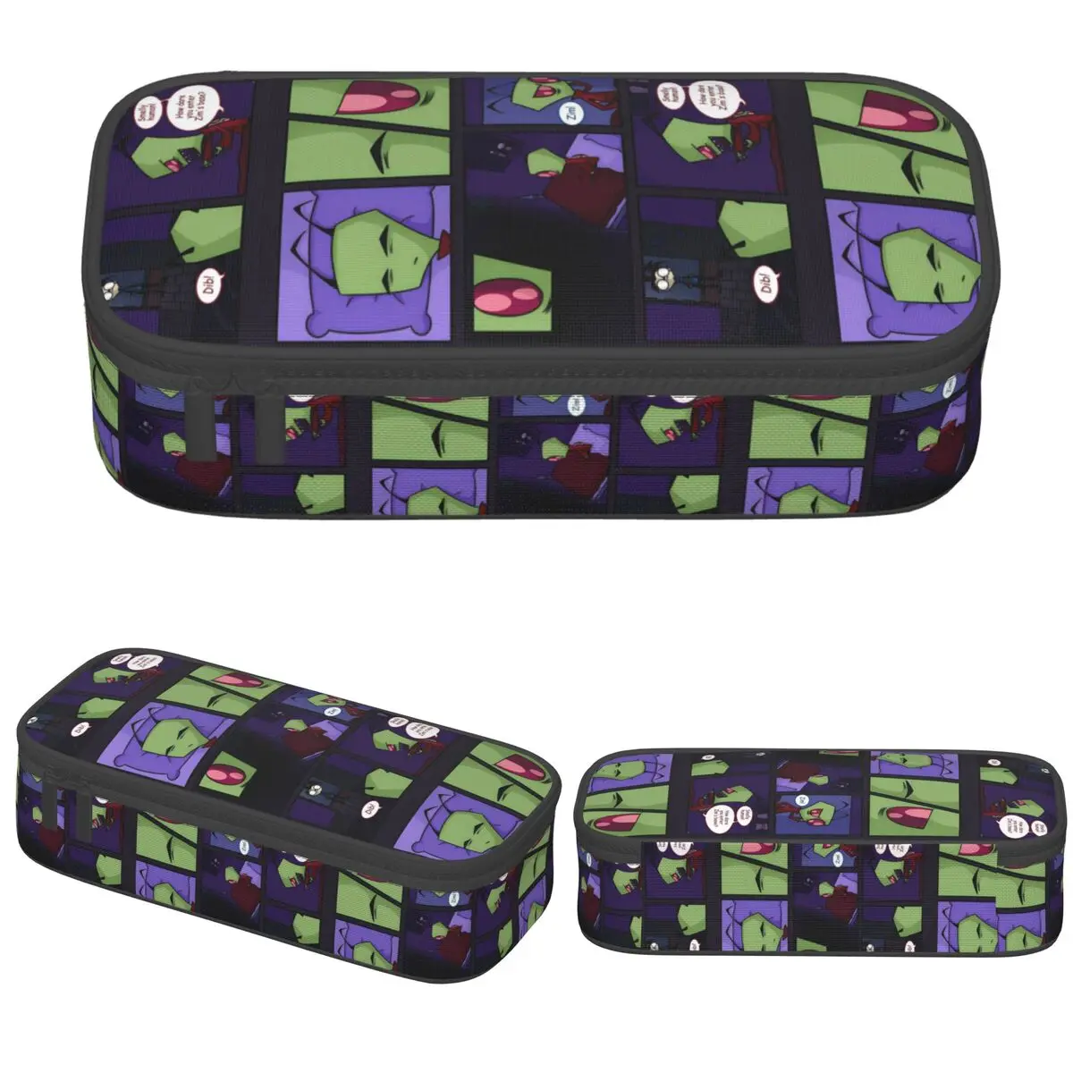 غزاة Zims مقلمة كرتونية حامل قلم جديد أكياس قلم رصاص بنات بنين سعة كبيرة هدايا مكتبية حقيبة أقلام رصاص #1