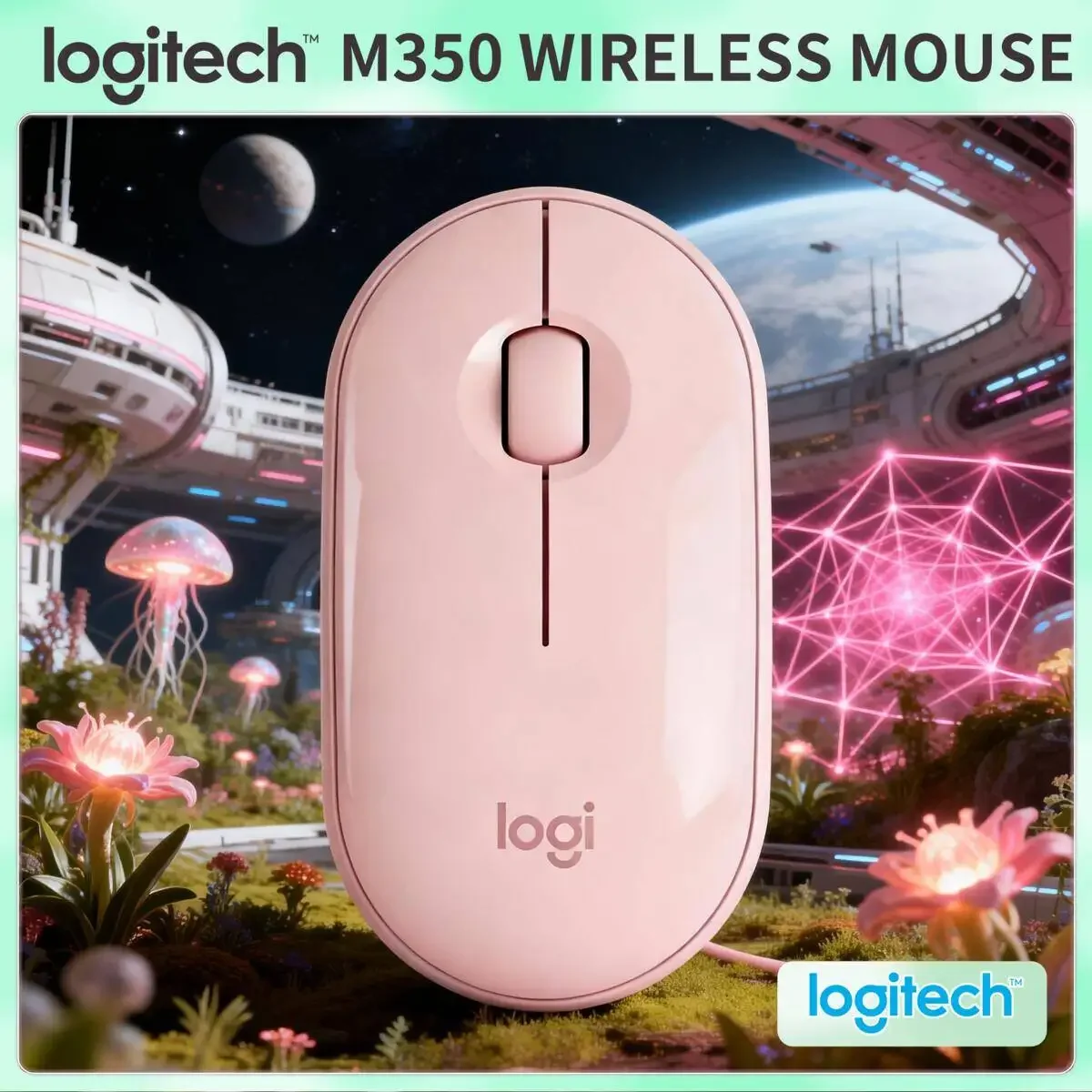 

Logitech M350 Silent Bluetooth Mouse+MX3S Compact Ergonomic Shape High Precision Suitable for PC Mac Desktop Office Home Work